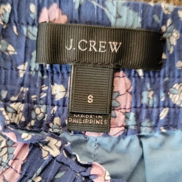 J Crew Pink and Blue Stretch Floral Beach Shorts Size Small - Picture 6 of 14